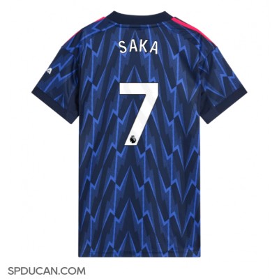 Zenski Nogometni Dres Arsenal Bukayo Saka #7 Gostujuci 2025-26 Kratak Rukav Zenski Nogometni Dres Arsenal Bukayo Saka #7 Gostujuci 2025-26 Kratak Rukav